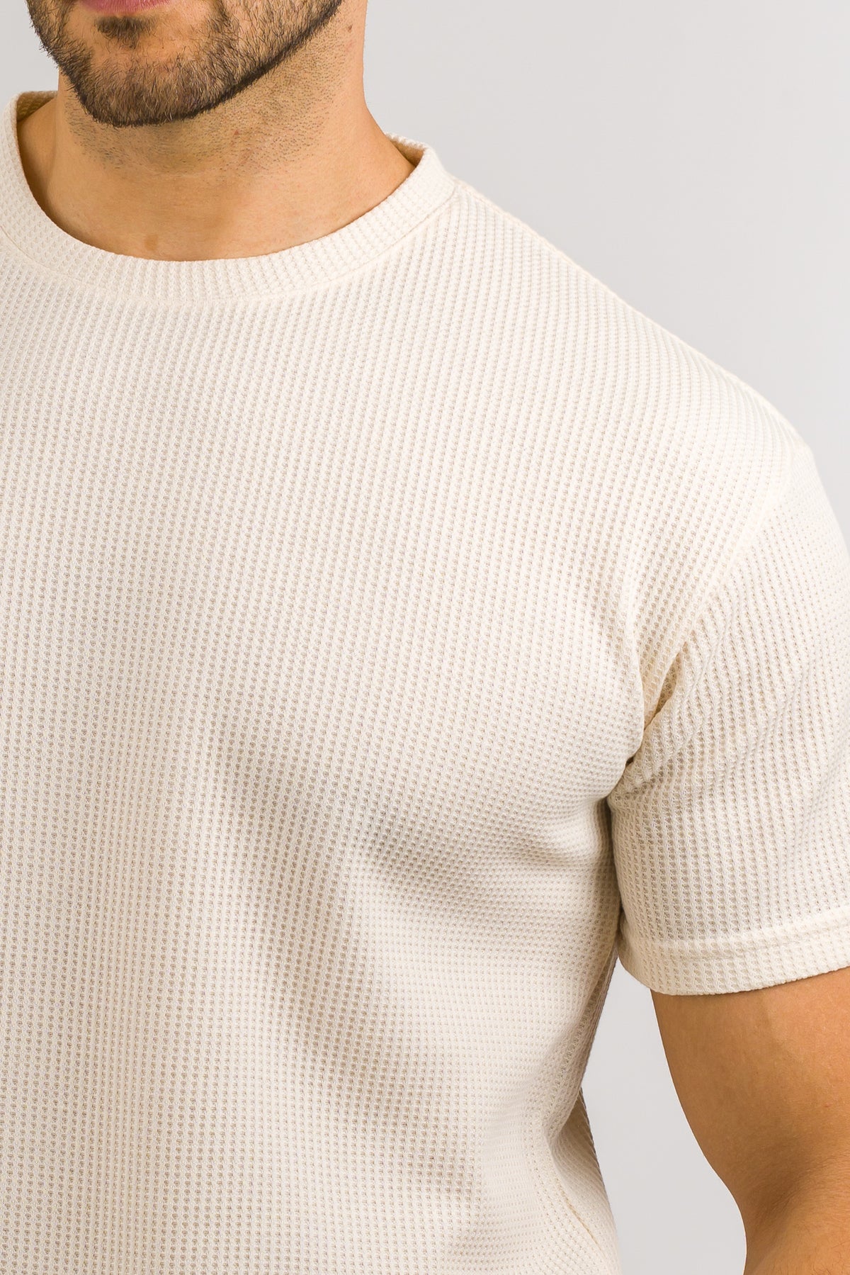 T-Shirt Text Q Crema - Voszmen