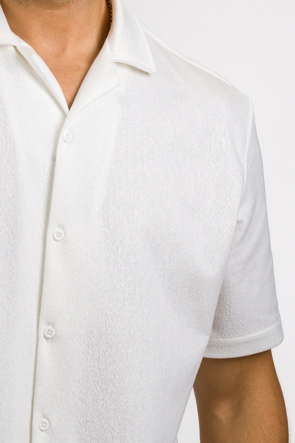 Camisa Text VT Blanco - Voszmen