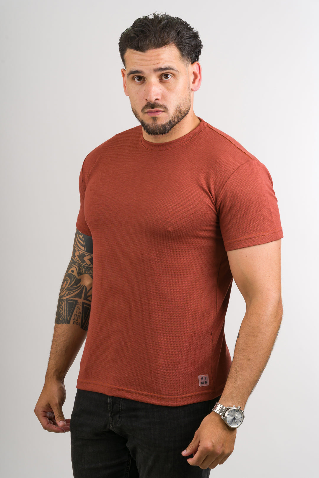 T-Shirt Text NW Terracota