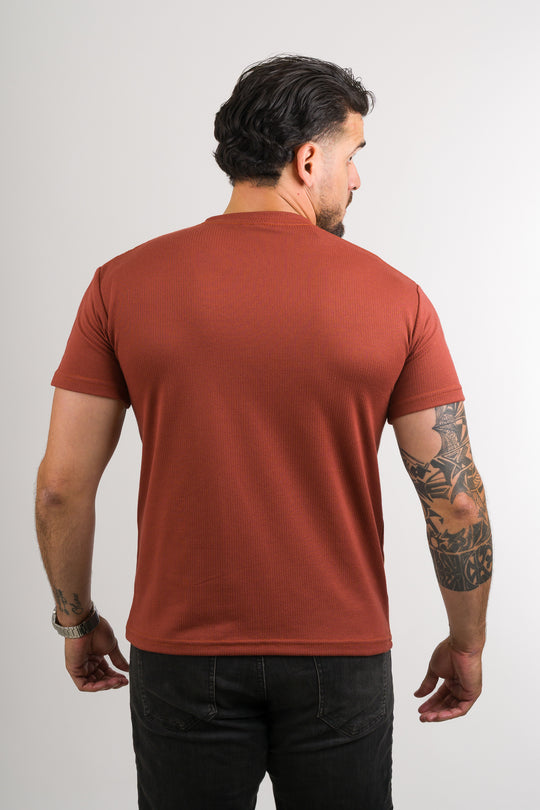 T-Shirt Text NW Terracota