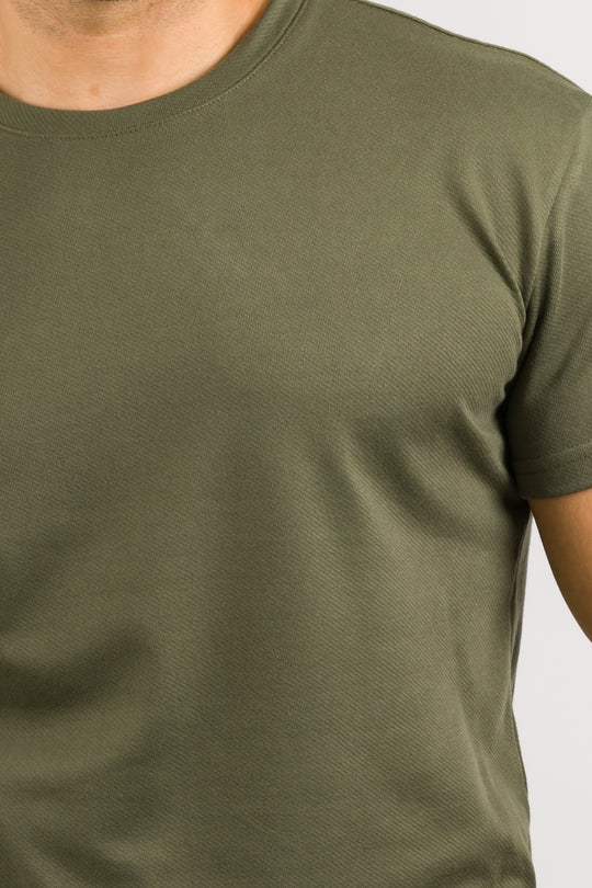 T-Shirt Text FZ Verde Musgo