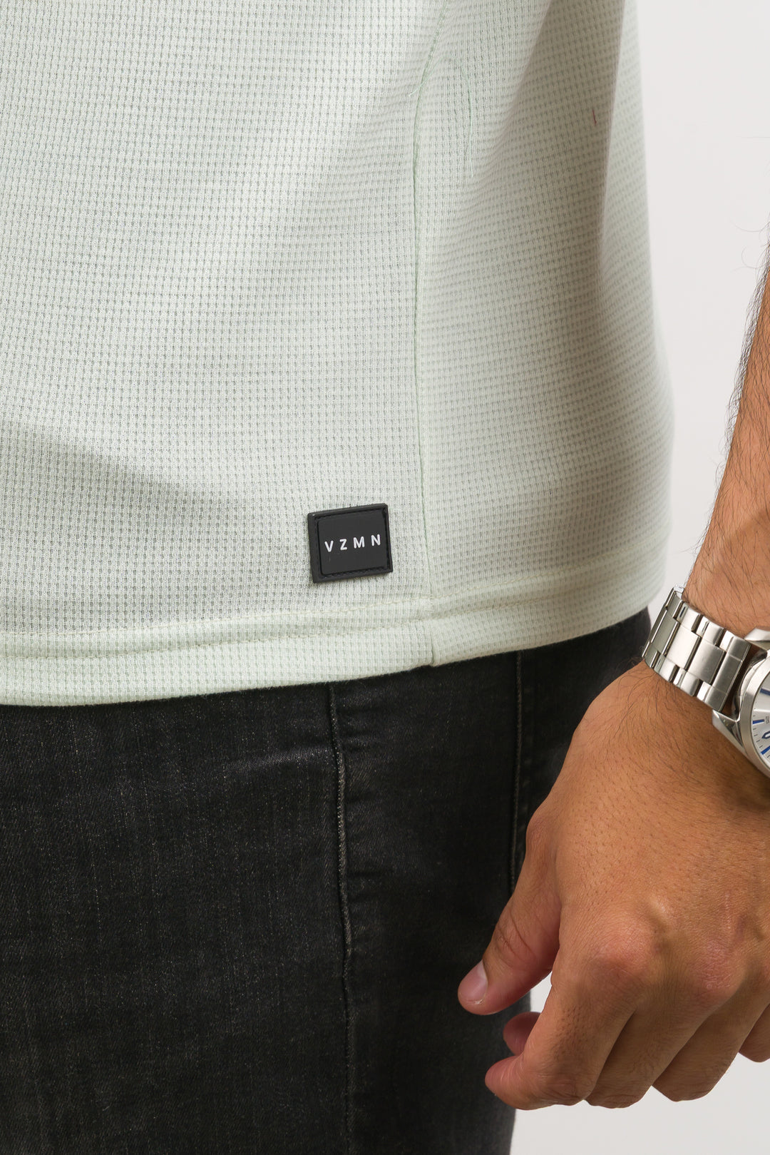T-Shirt Text M Verde Light