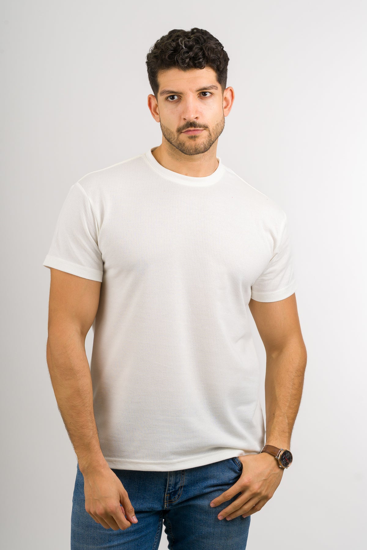 T-Shirt Text NW Blanco H - Voszmen