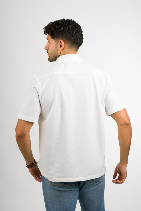 Camisa Text VT Blanco