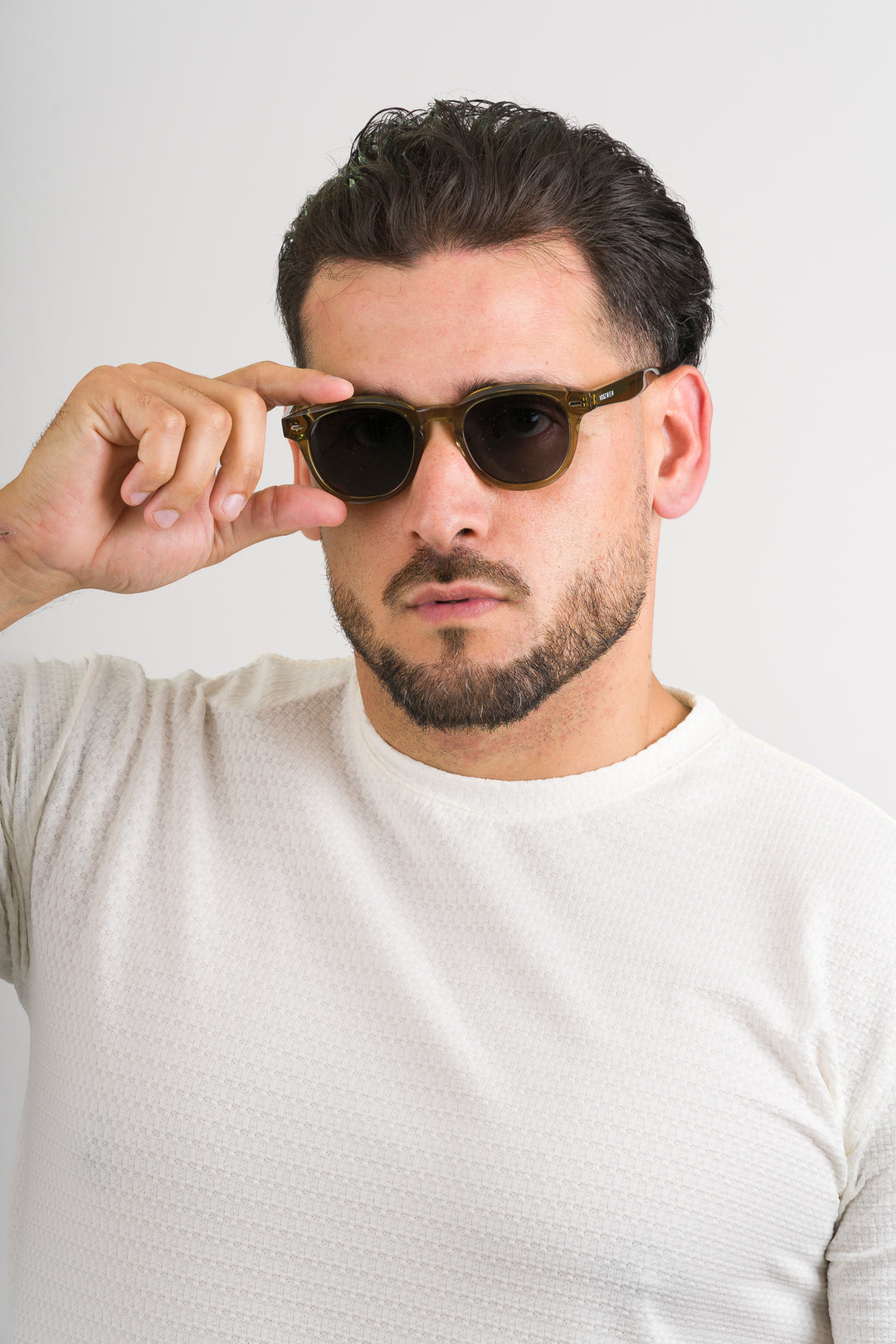 T-Shirt Text CR Blanco Hueso