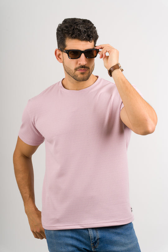 T-Shirt Text CR Palo Rosa