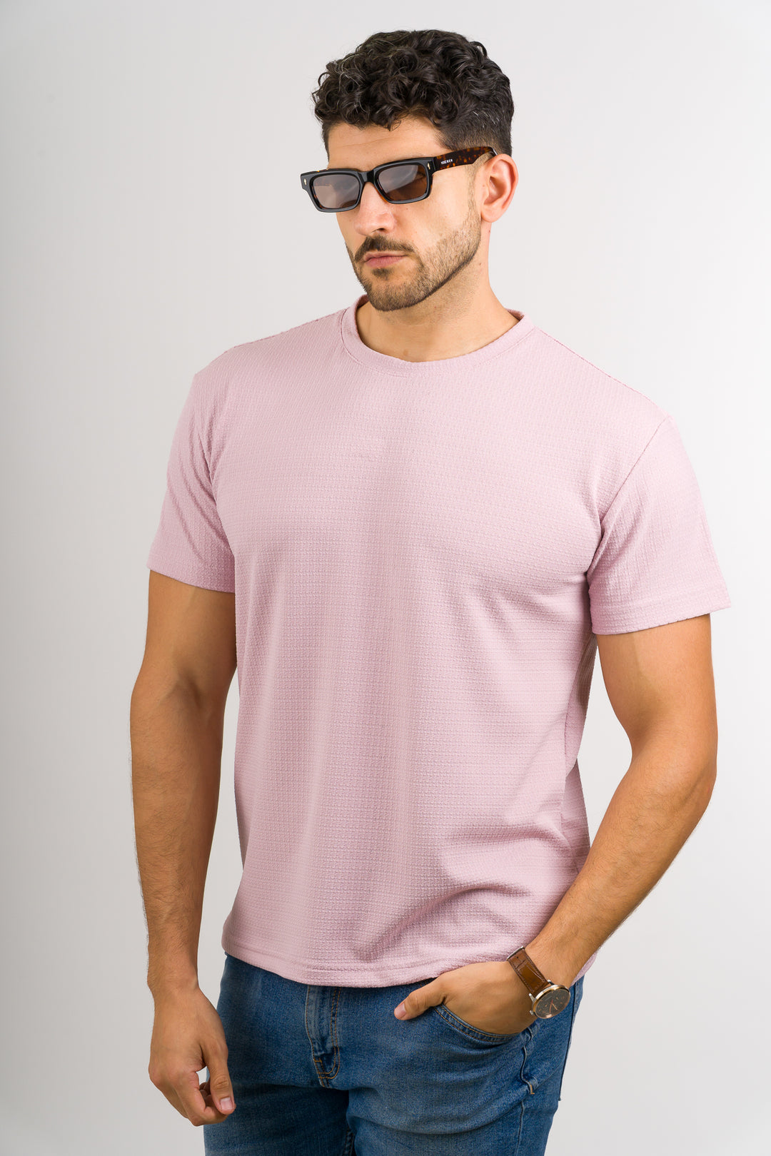 T-Shirt Text CR Palo Rosa