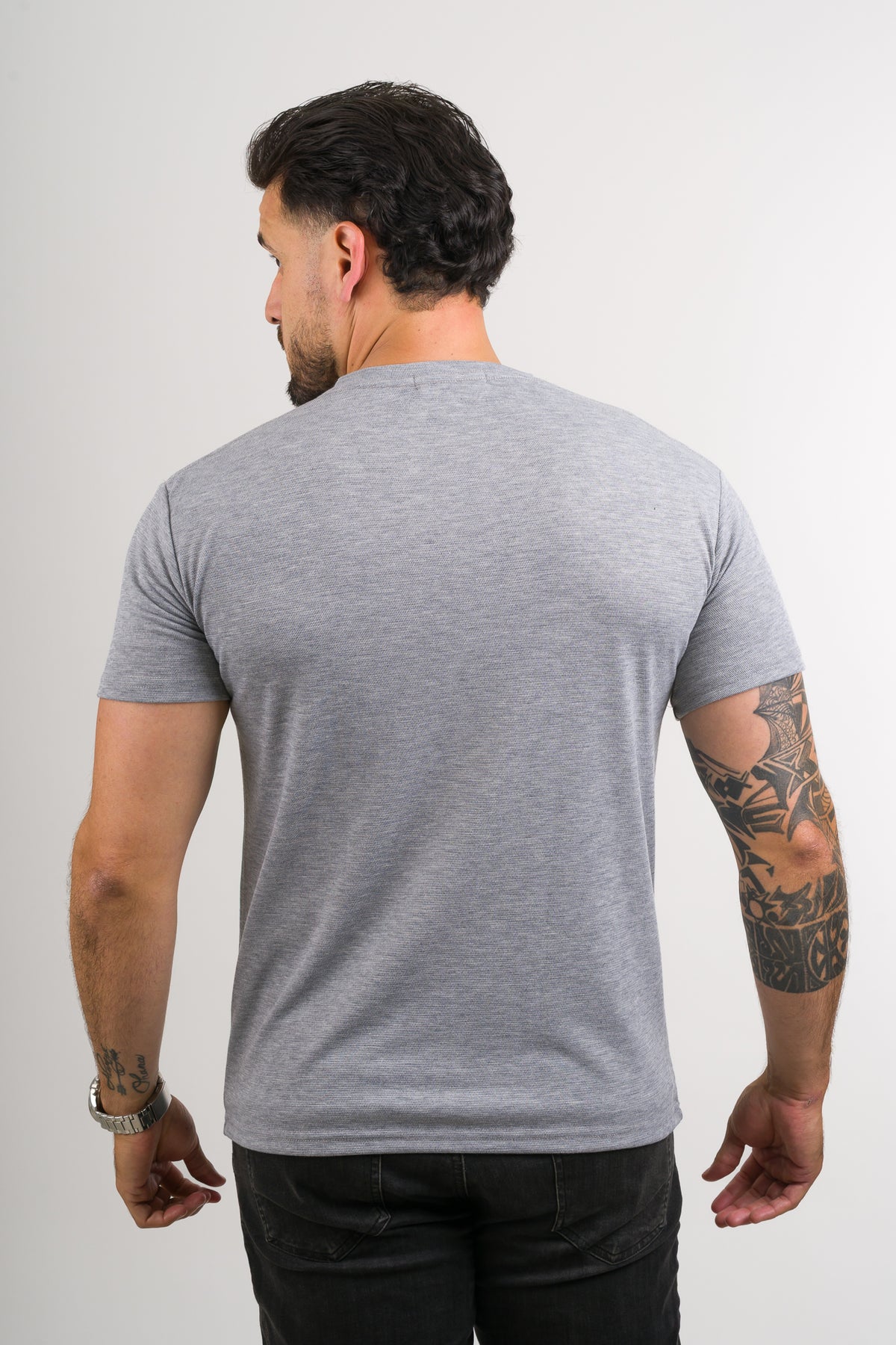T-Shirt Text C Gris Claro - Voszmen