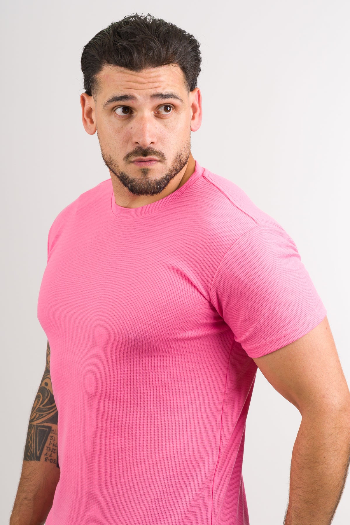T-Shirt Text M Pink - Voszmen