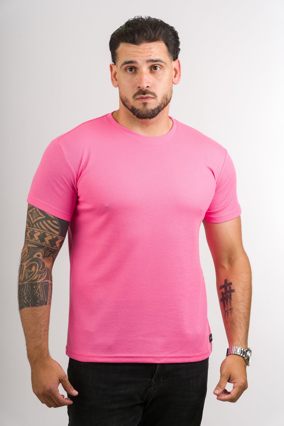T-Shirt Text M Pink - Voszmen