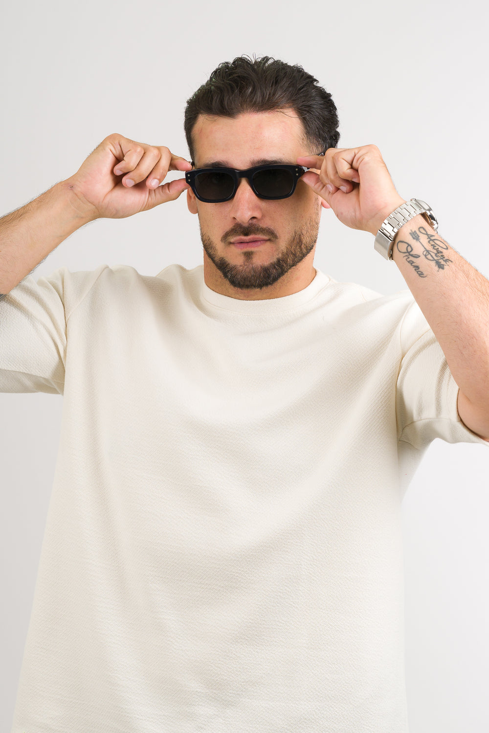 T-Shirt Over Text By Crema