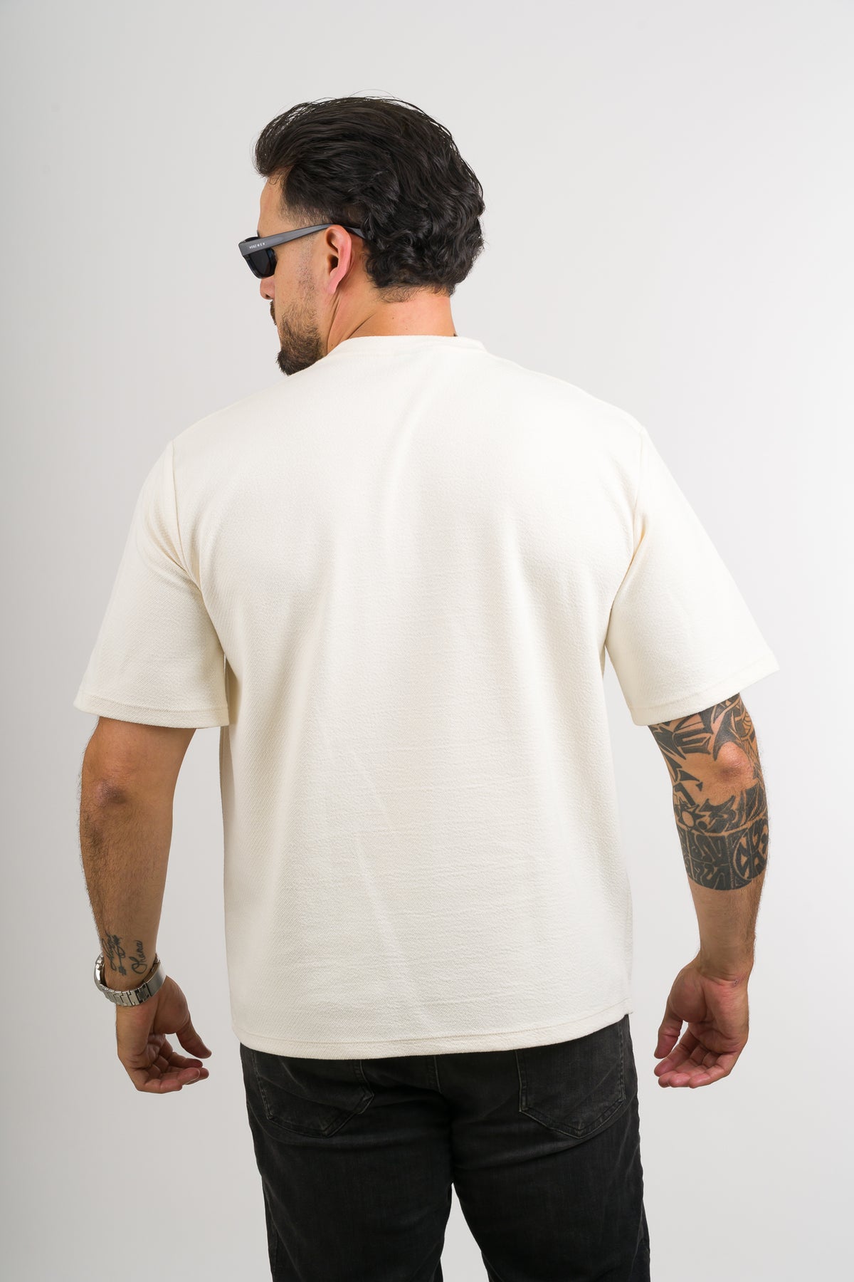 T-Shirt Over Text By Crema - Voszmen