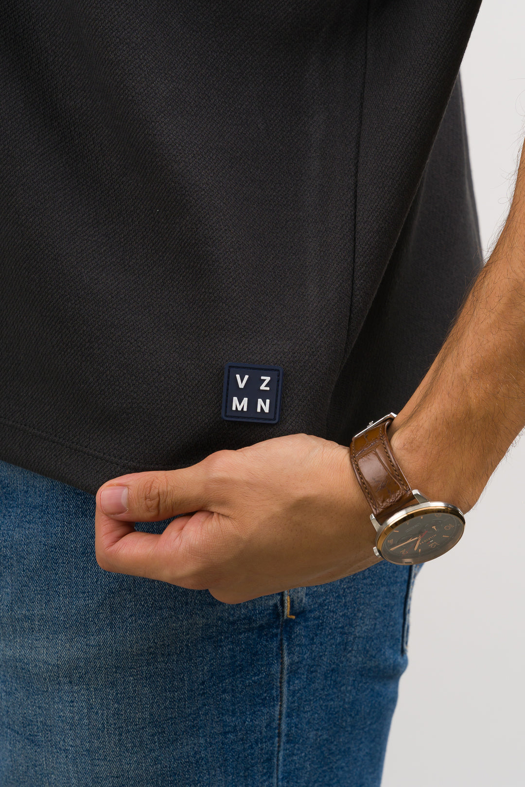 T-Shirt Over Text By Negro