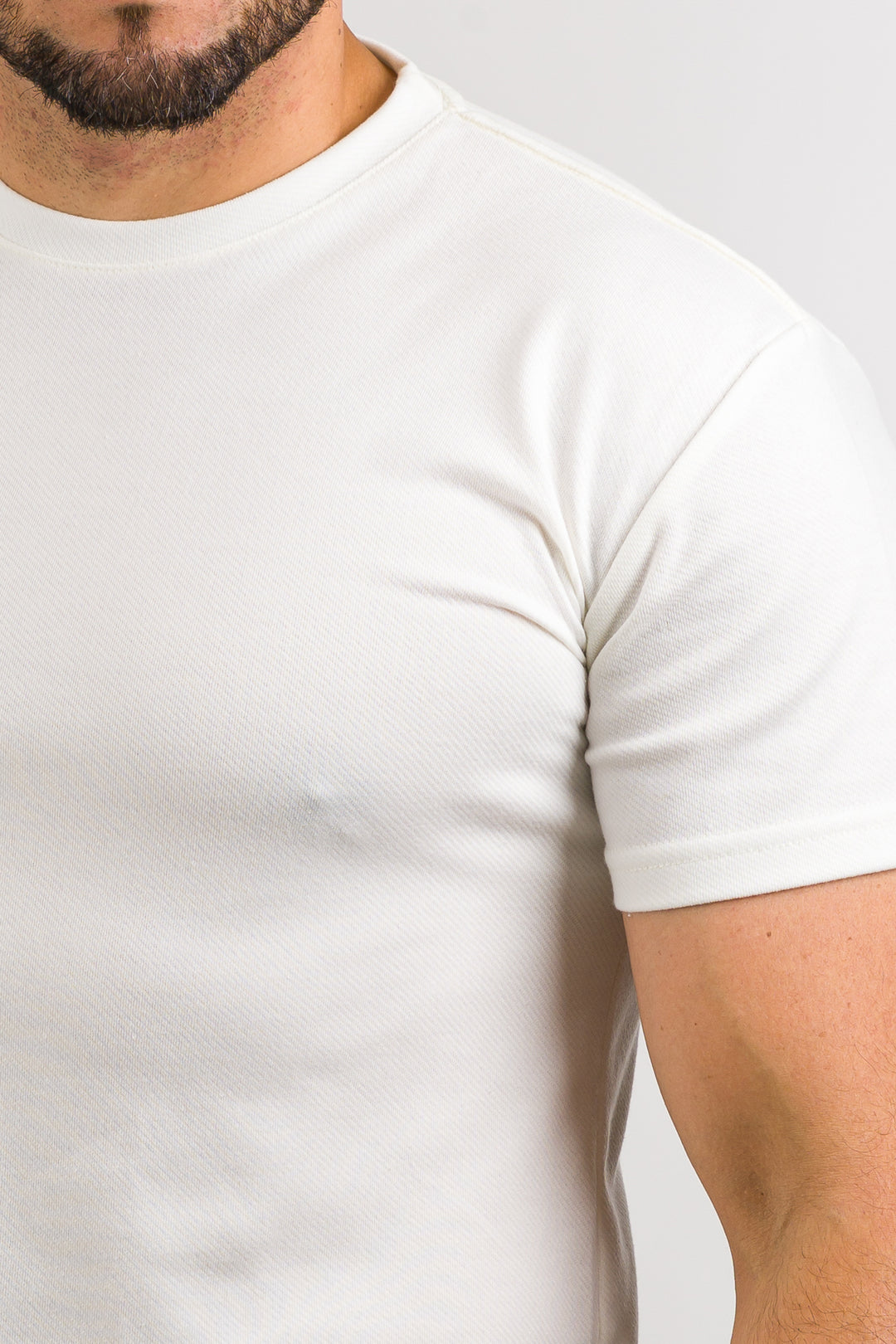 T-Shirt Text FZ Blanco Hueso