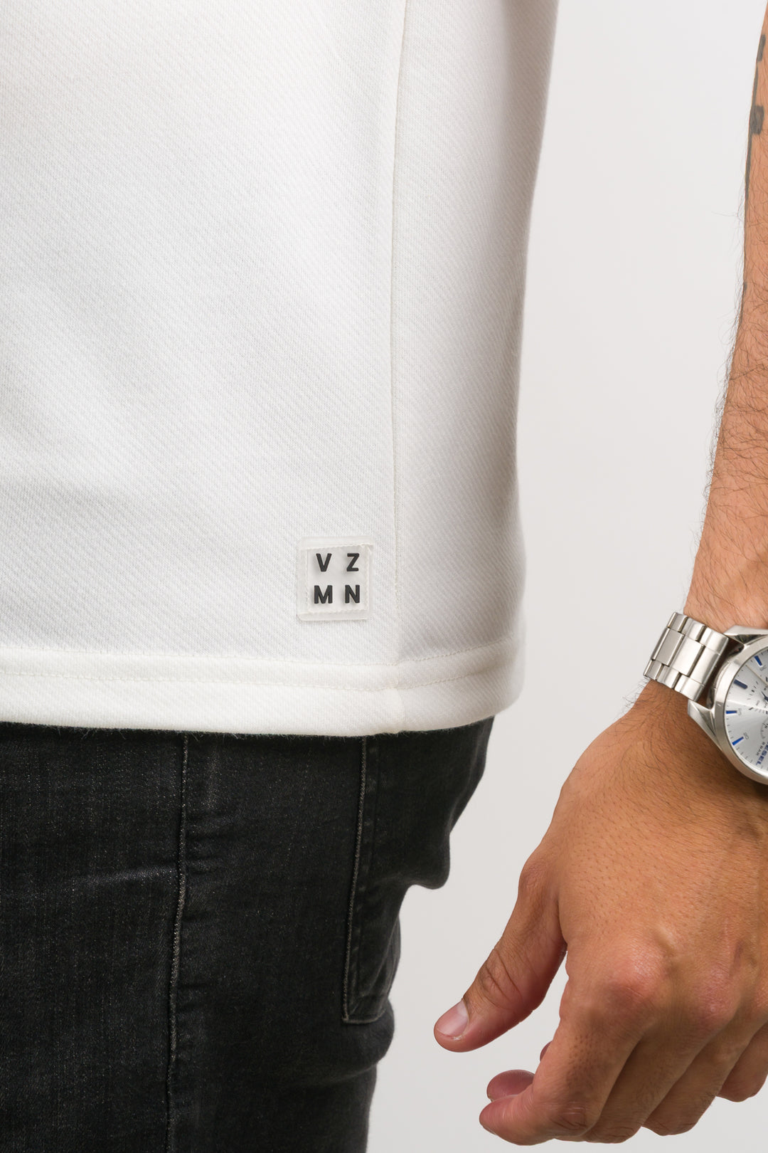 T-Shirt Text FZ Blanco Hueso