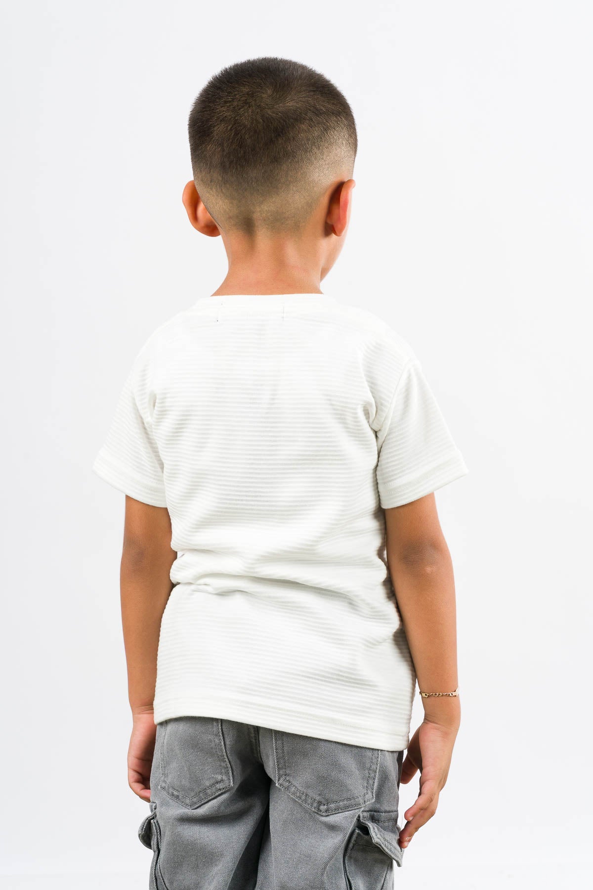 T-Shirt Text B Kid Blanca - Voszmen