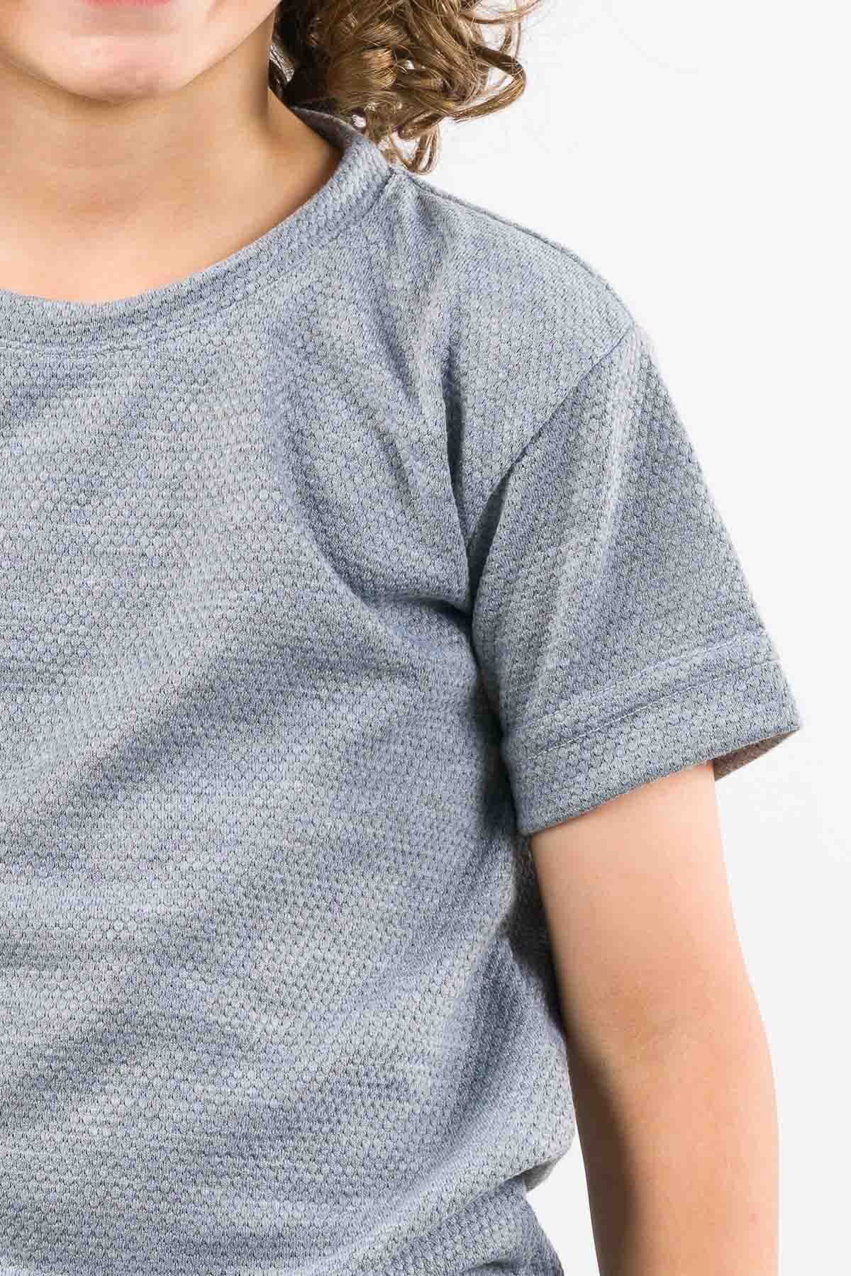 T-Shirt Text D Kid Gris - Voszmen