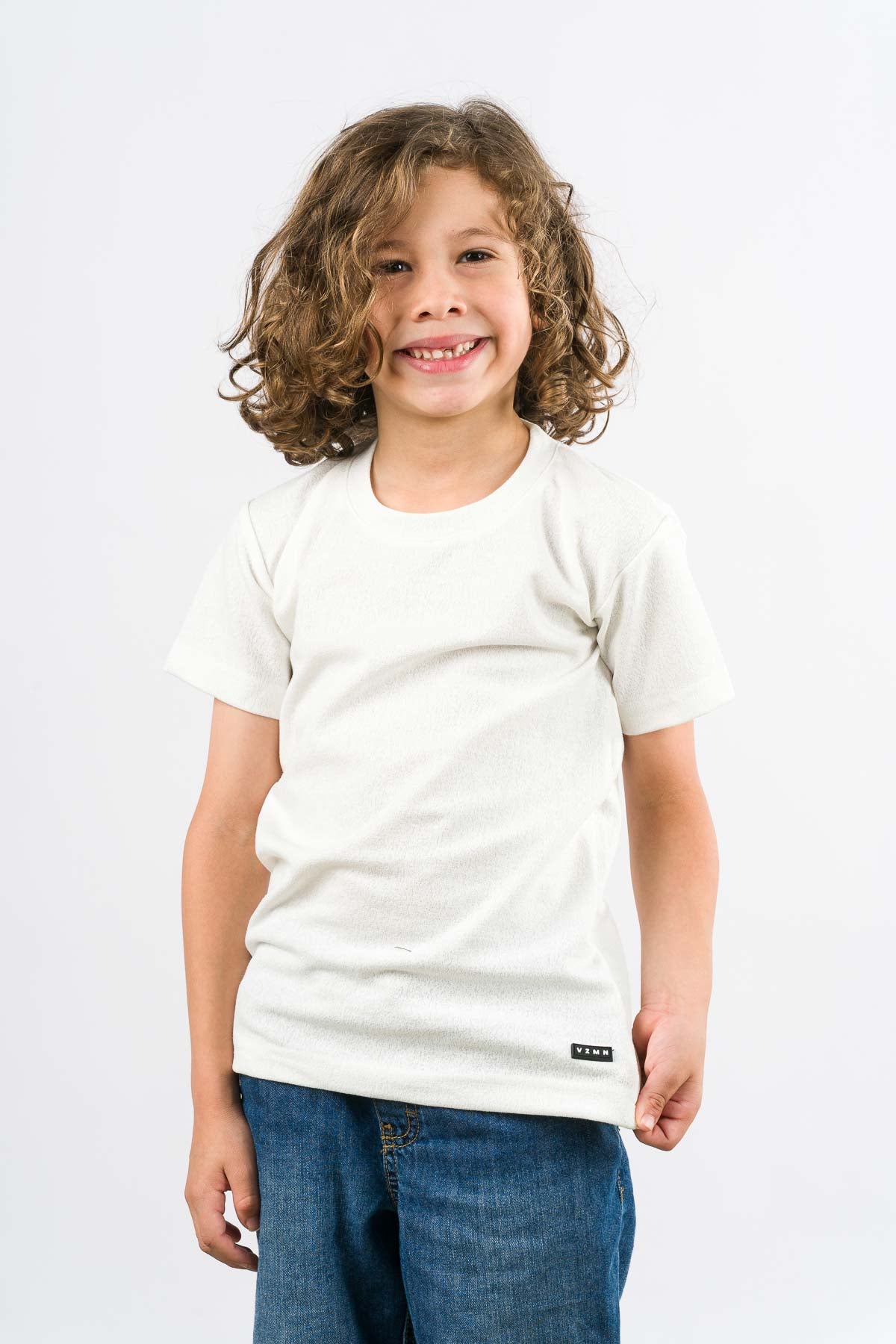 T-Shirt Text Vt Kid Blanca - Voszmen