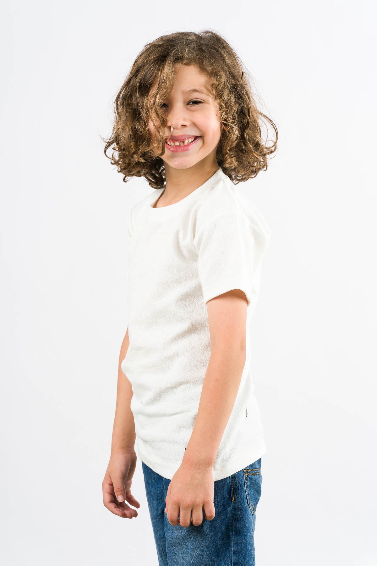T-Shirt Text Vt Kid Blanca - Voszmen