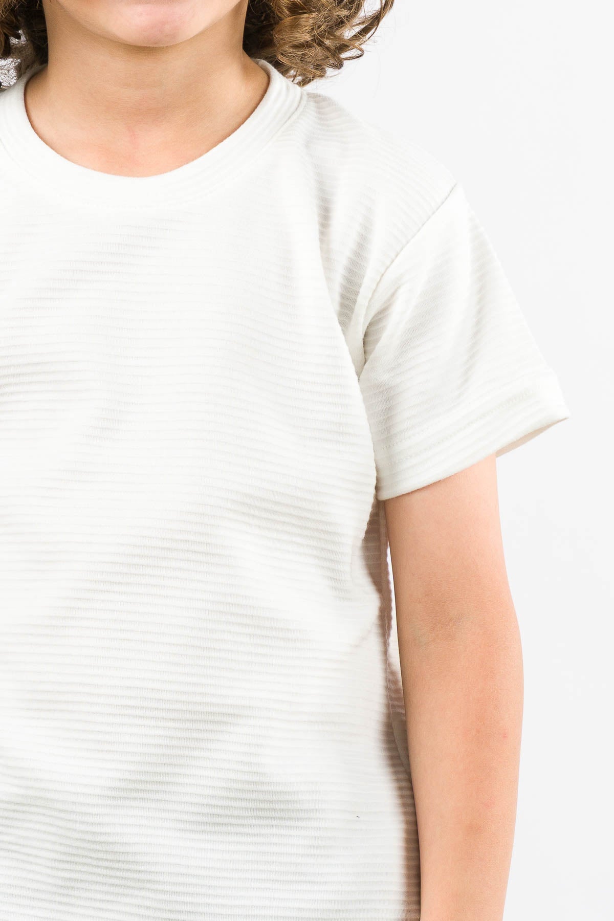 T-Shirt Text B Kid Blanca - Voszmen