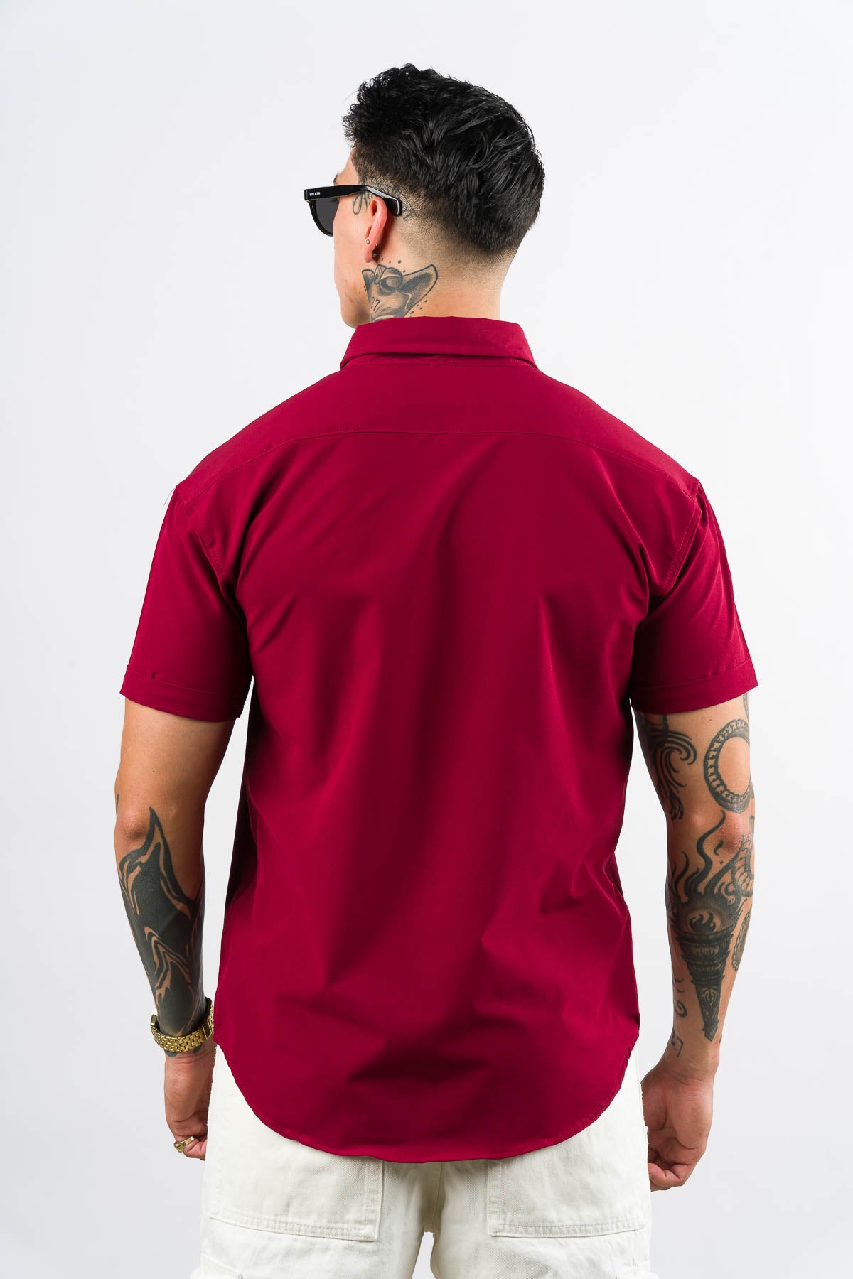 Camisa Button Triple Wine - Voszmen