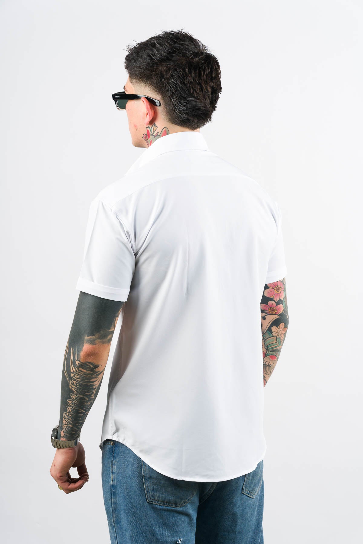 Camisa Button Triple White - Voszmen