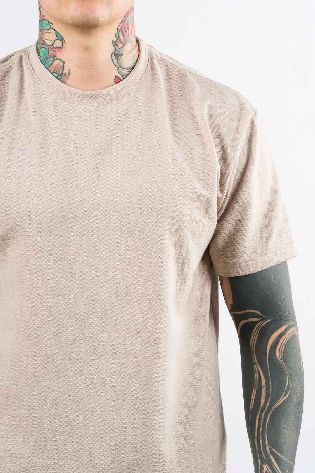 T-Shirt Text Sr Beige - Voszmen