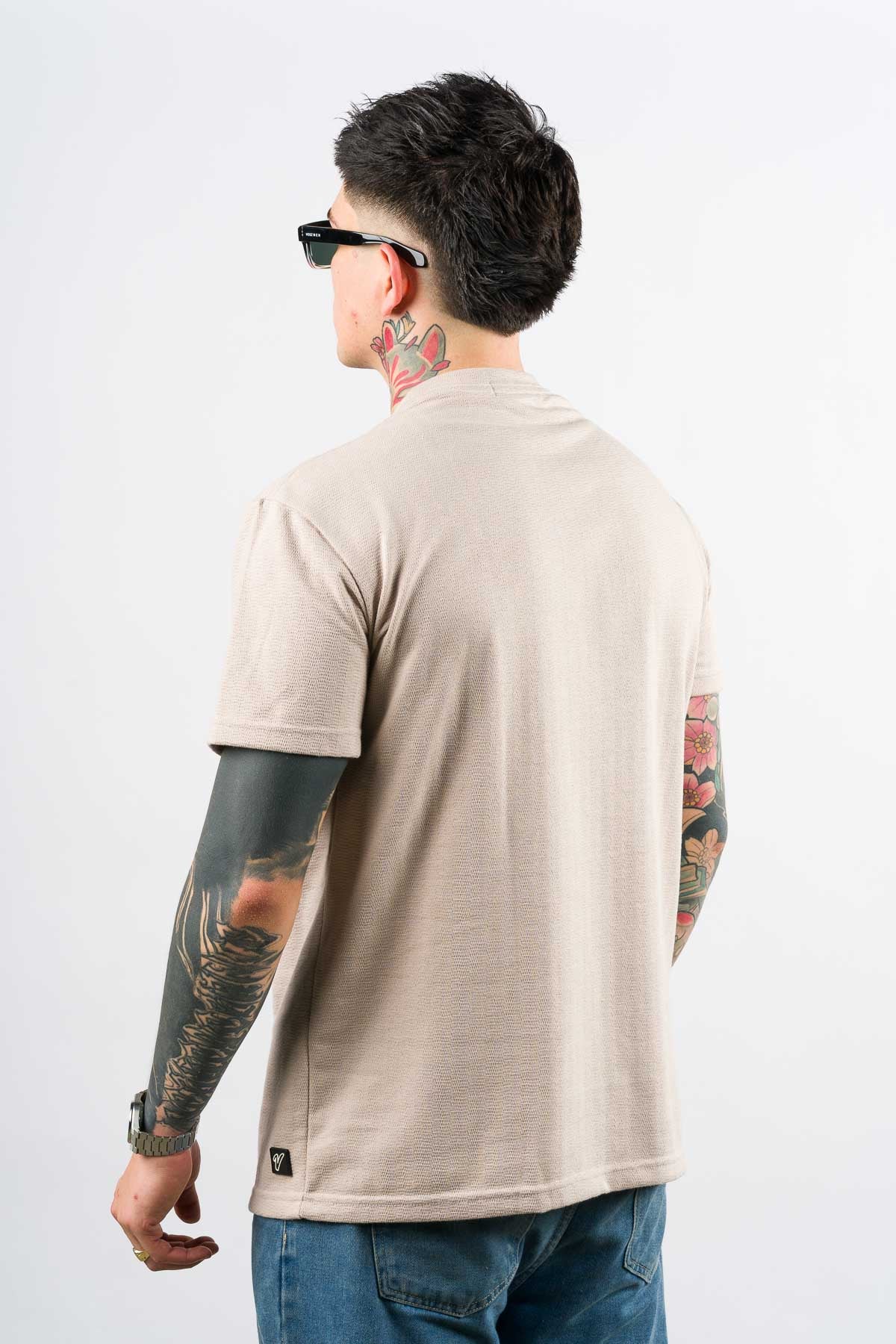 T-Shirt Text Sr Beige - Voszmen