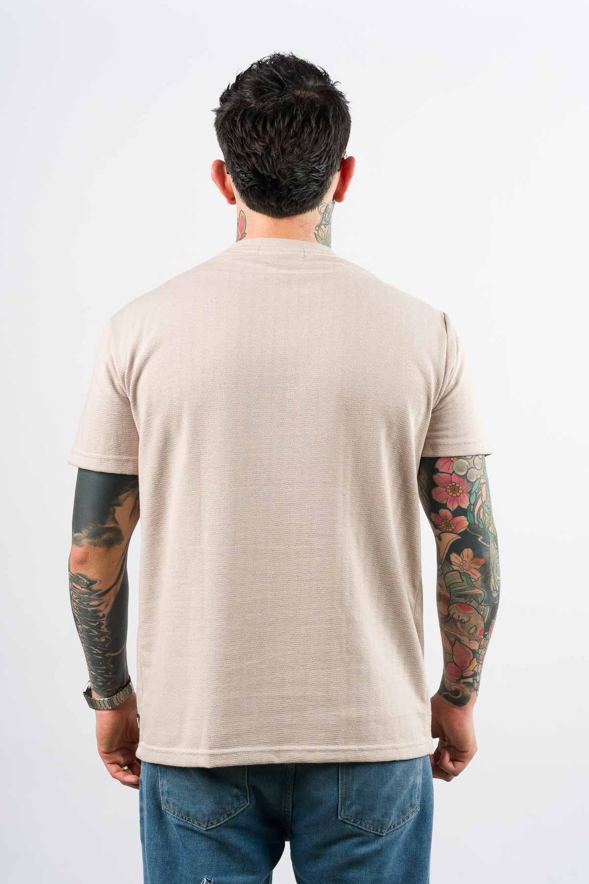 T-Shirt Text Sr Beige - Voszmen
