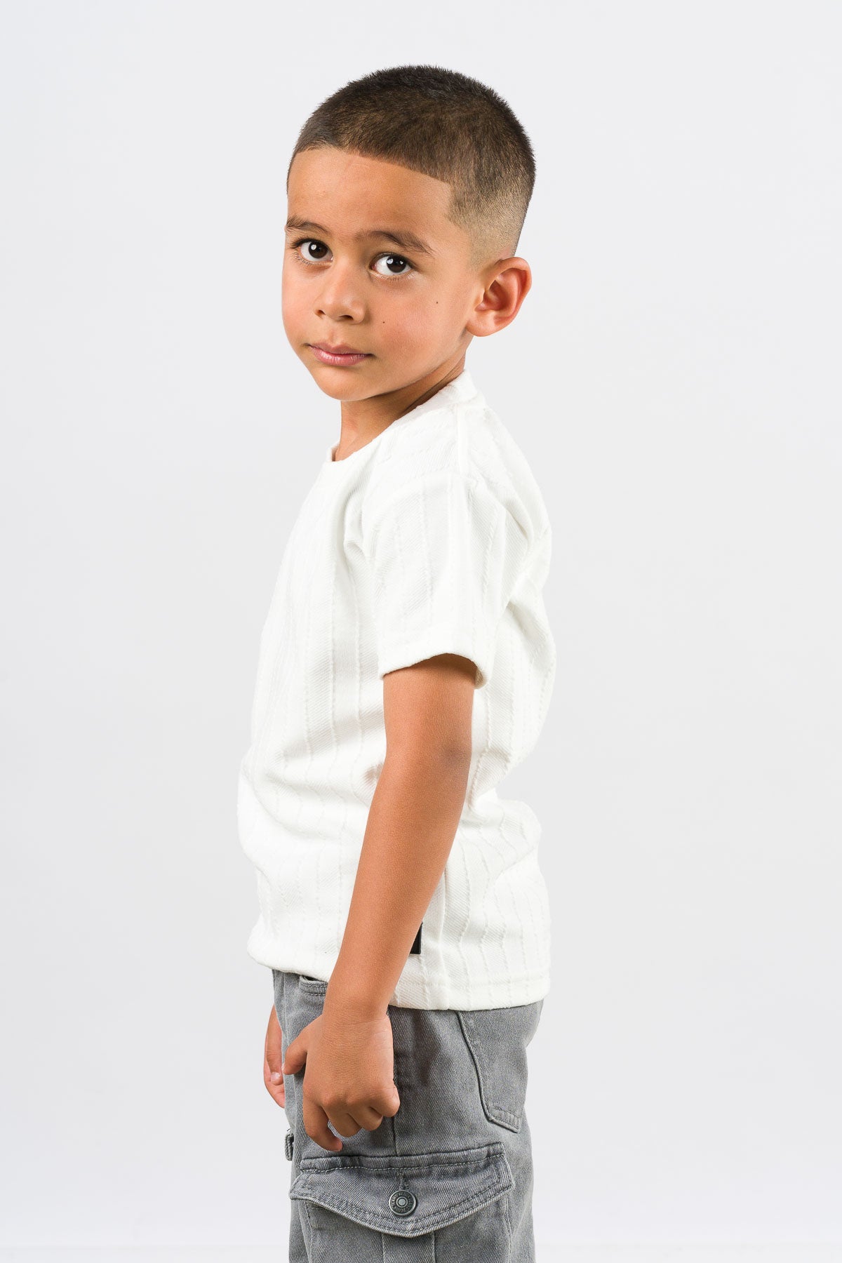 T-Shirt Text Kr Kid Blanca - Voszmen