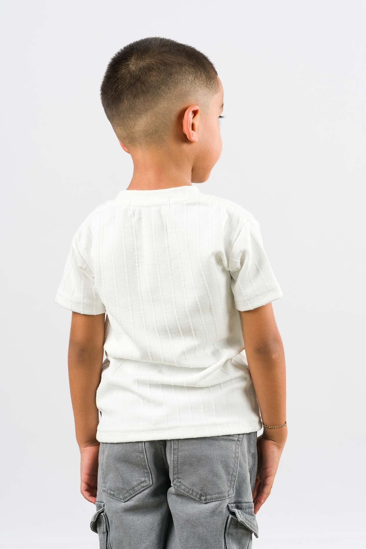 T-Shirt Text Kr Kid Blanca - Voszmen