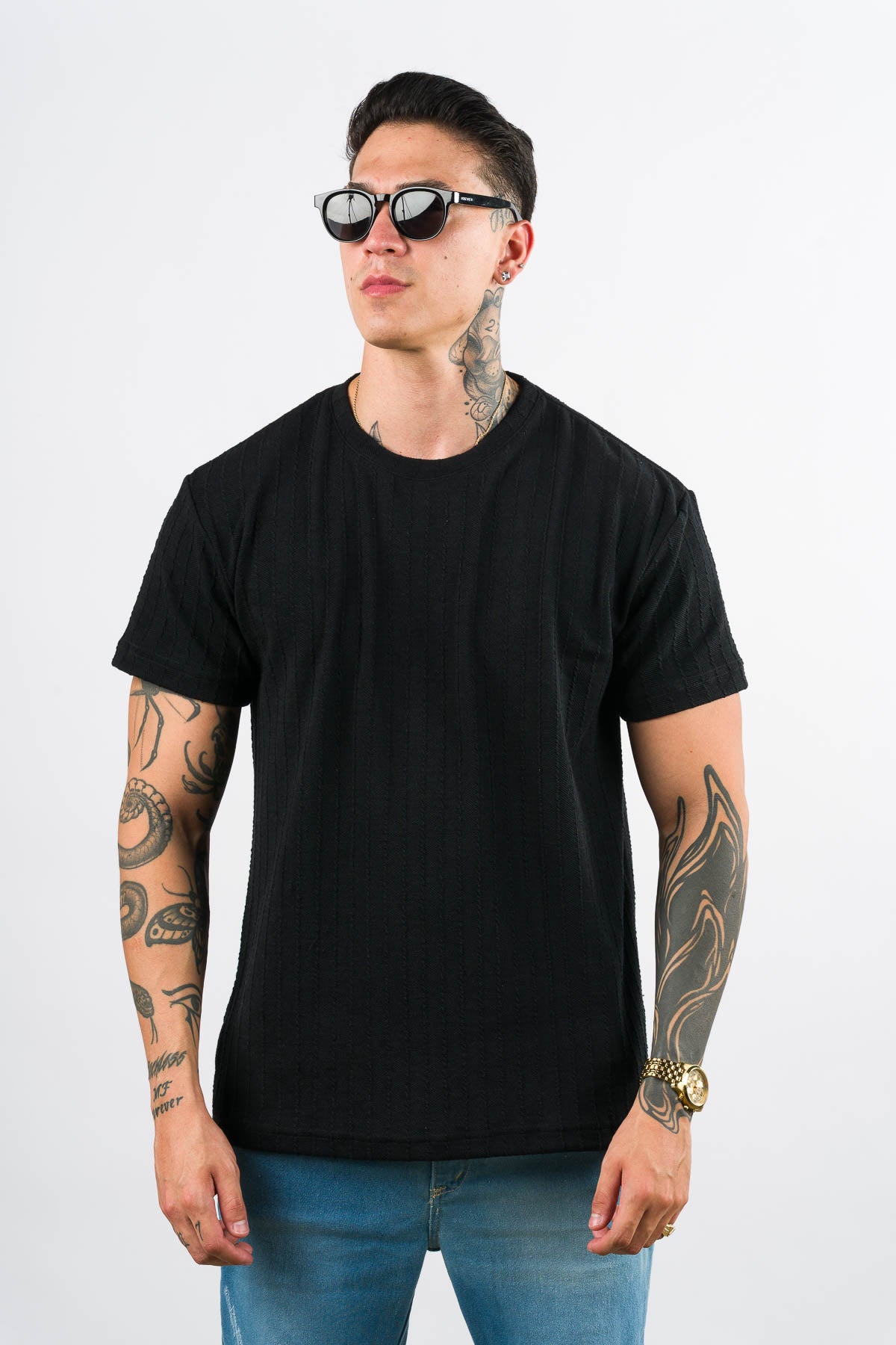 T-Shirt Text KR Negro - Voszmen