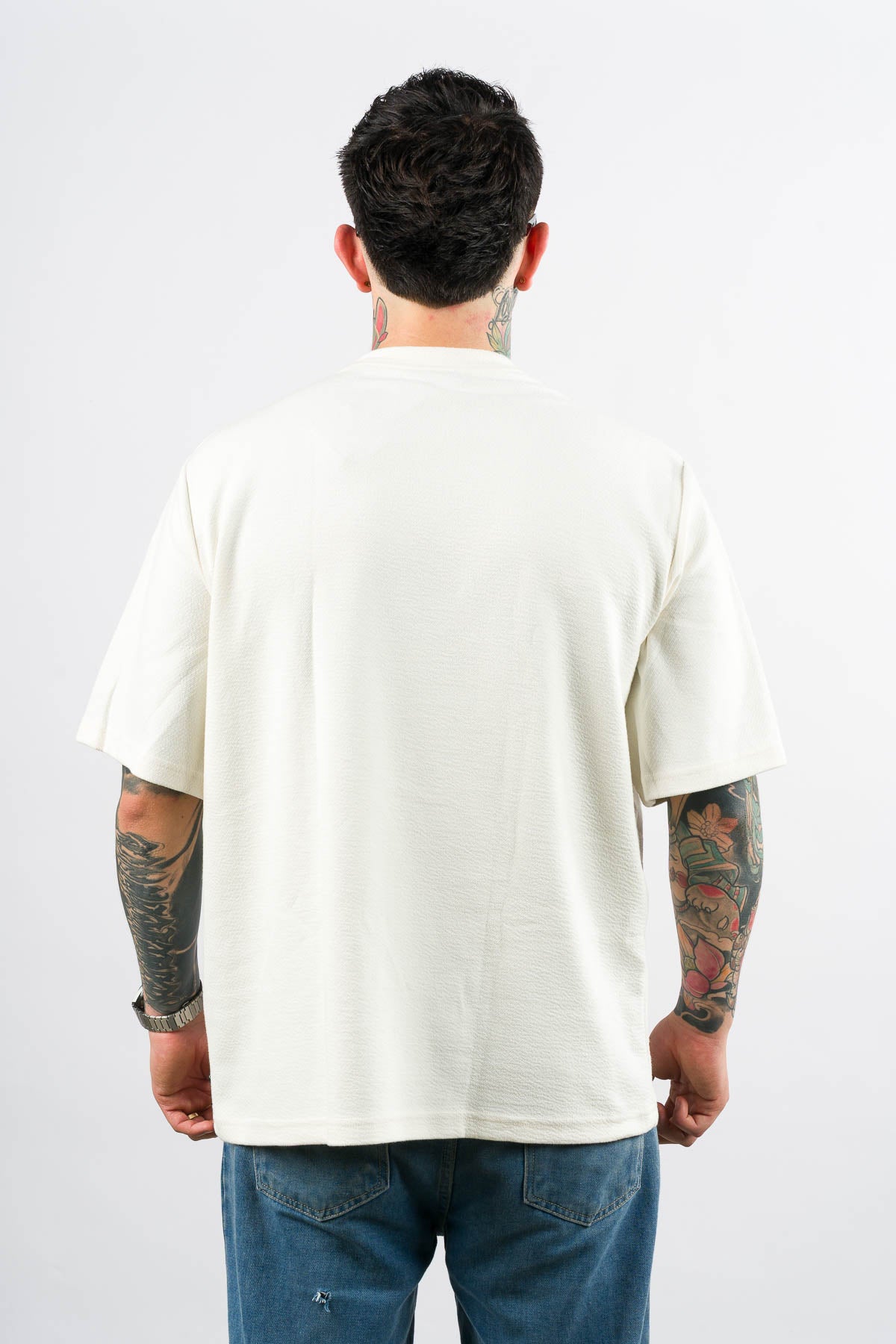 T-Shirt Over Text By Blanco Hueso - Voszmen