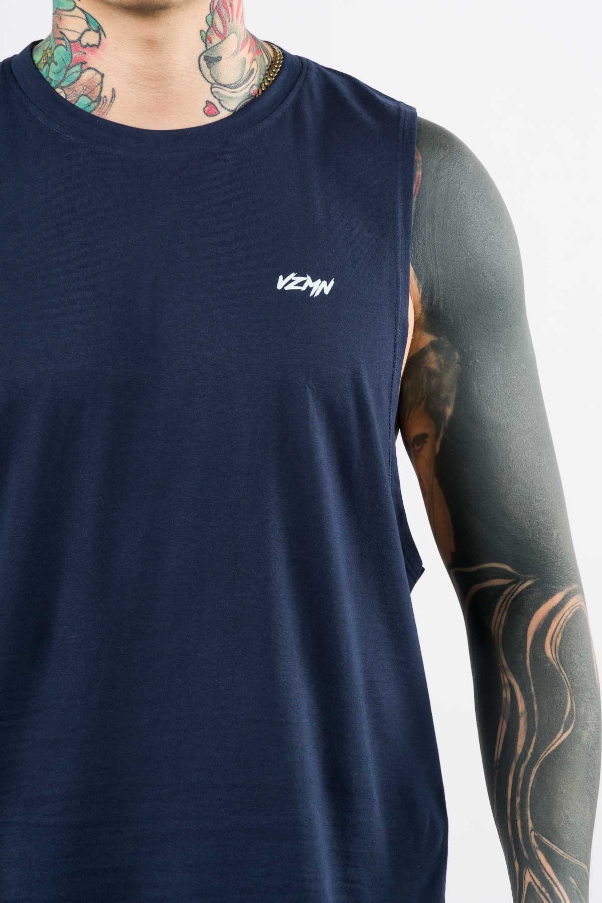 T-Shirt Tank Top Azul Navy - Voszmen