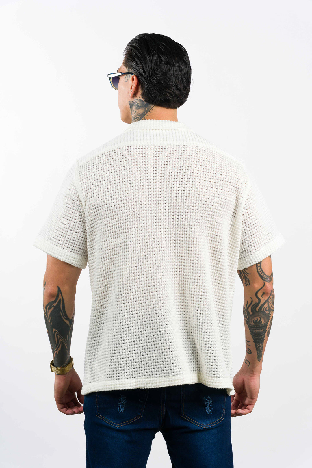 Camisa Text Ma Blanco H