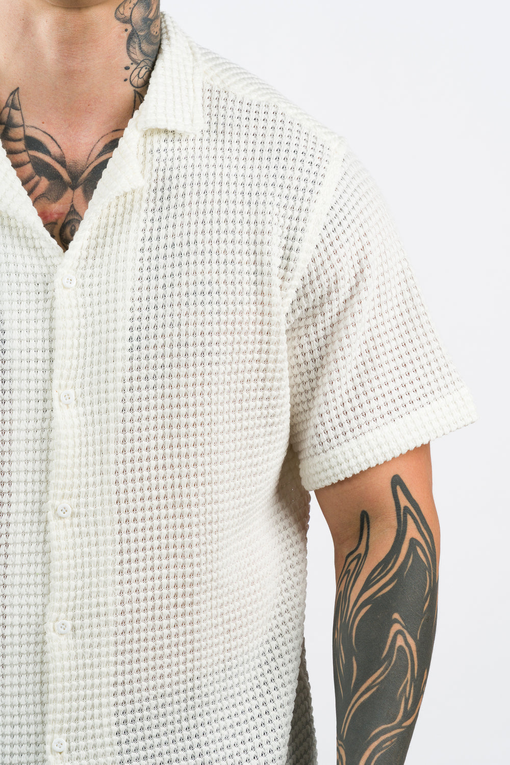 Camisa Text Ma Blanco H