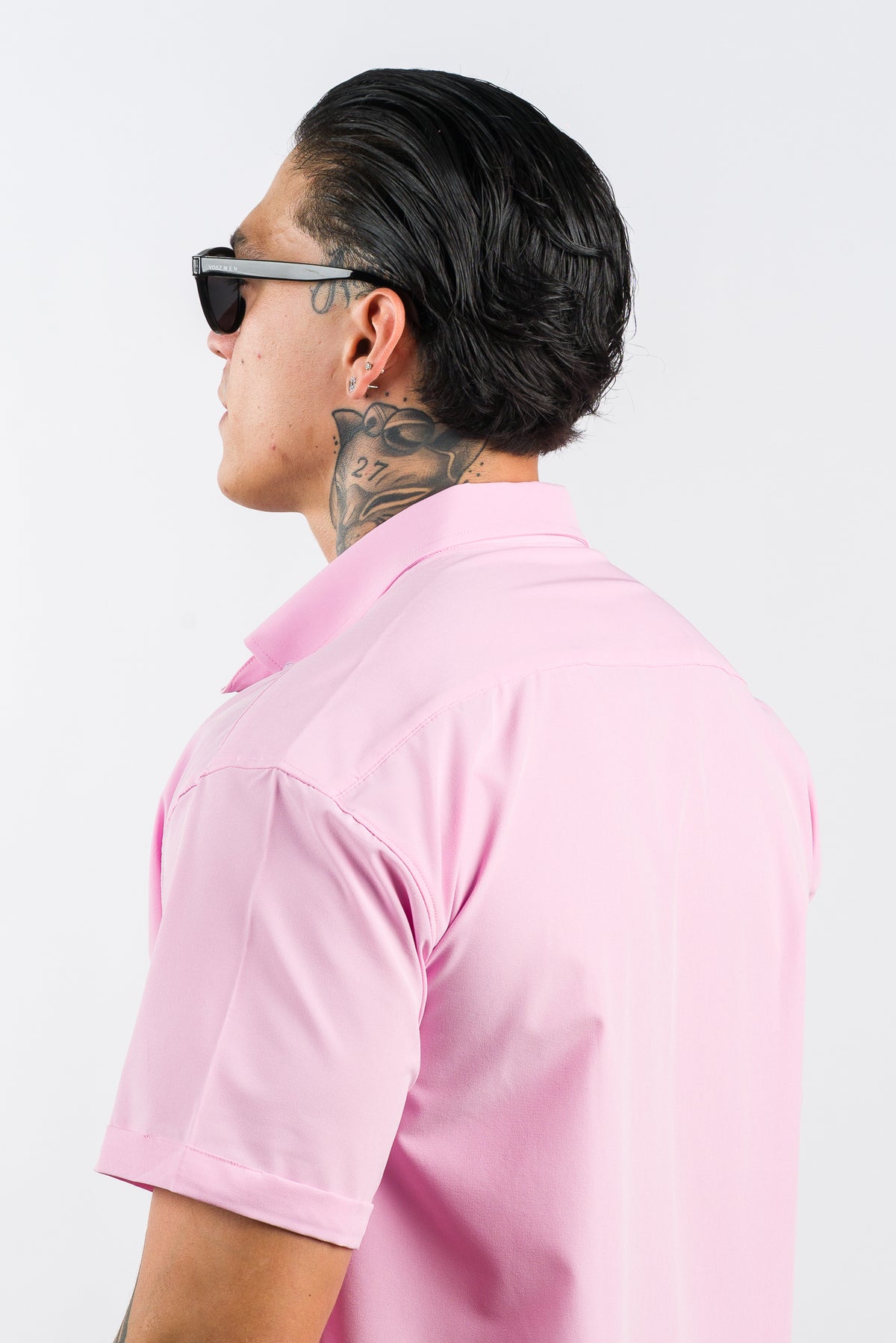 Camisa Button Triple Pink - Voszmen
