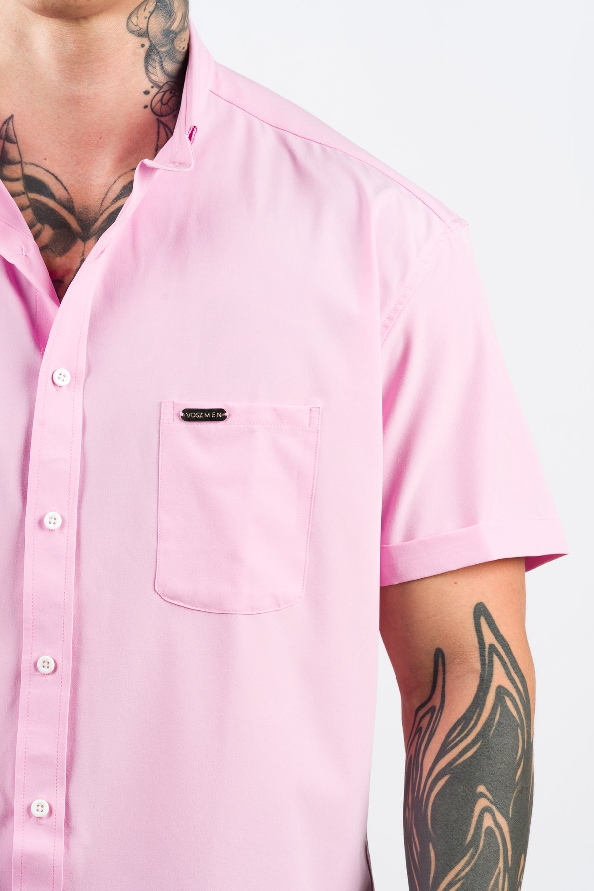 Camisa Button Triple Pink