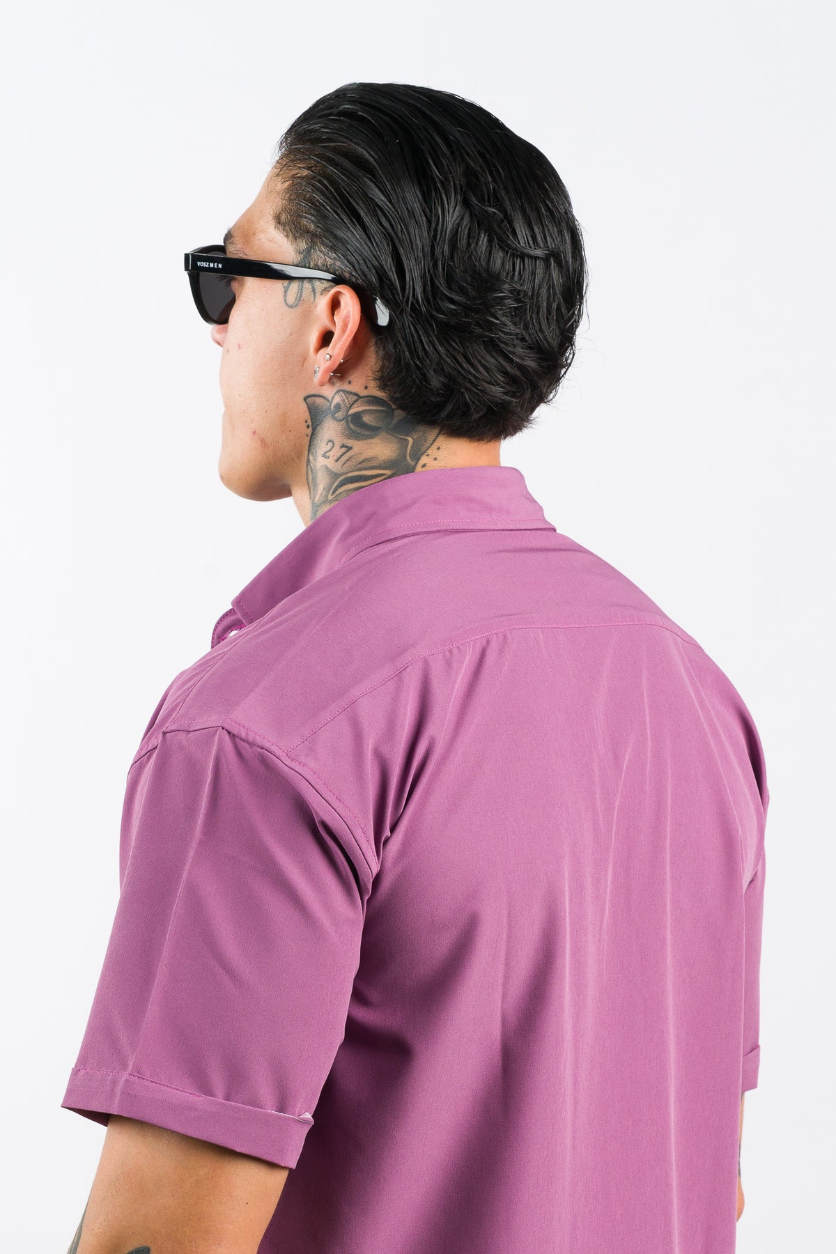Camisa Button Triple Purple O