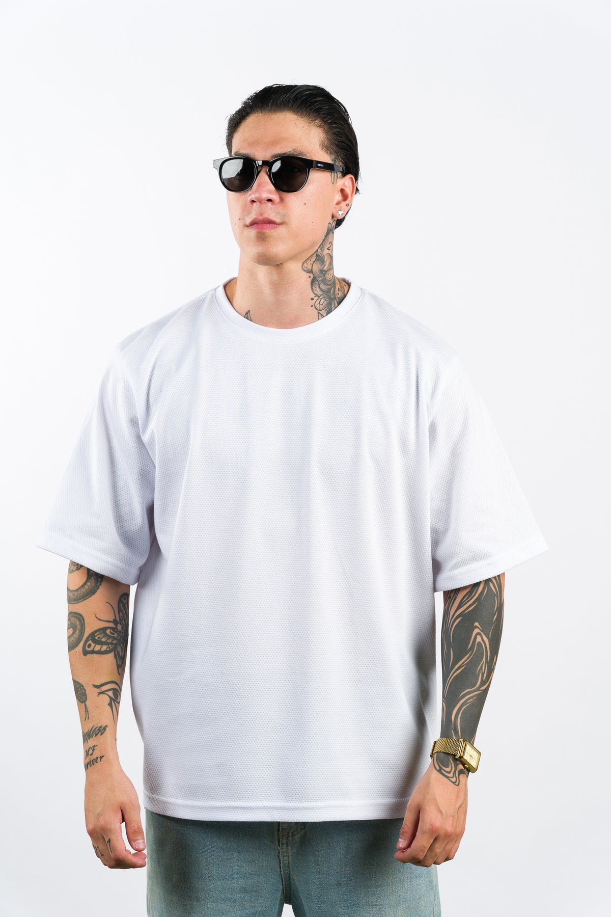 T-Shirt Over Text D Blanco - Voszmen