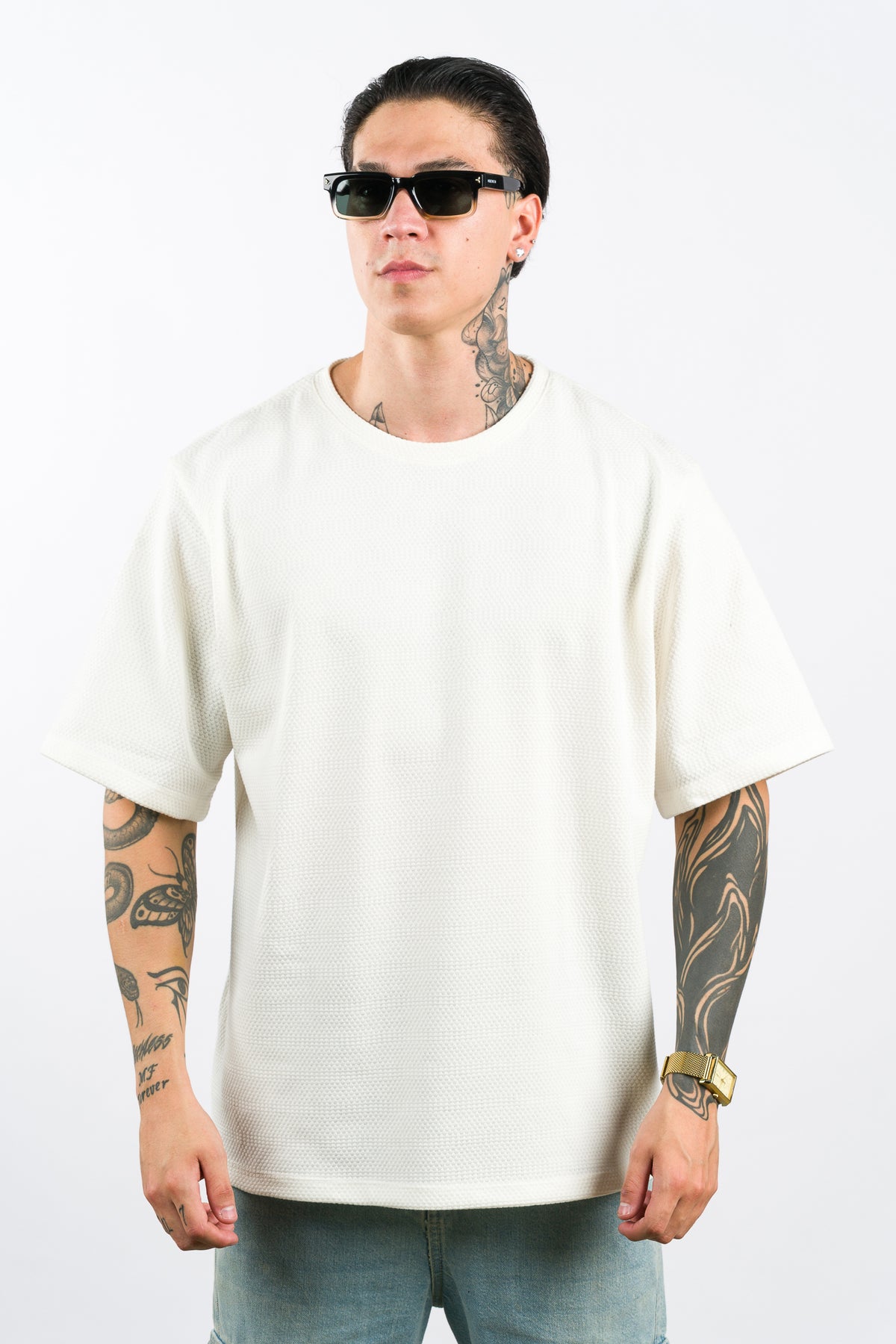 T-Shirt Over Text Ch Blanco H - Voszmen