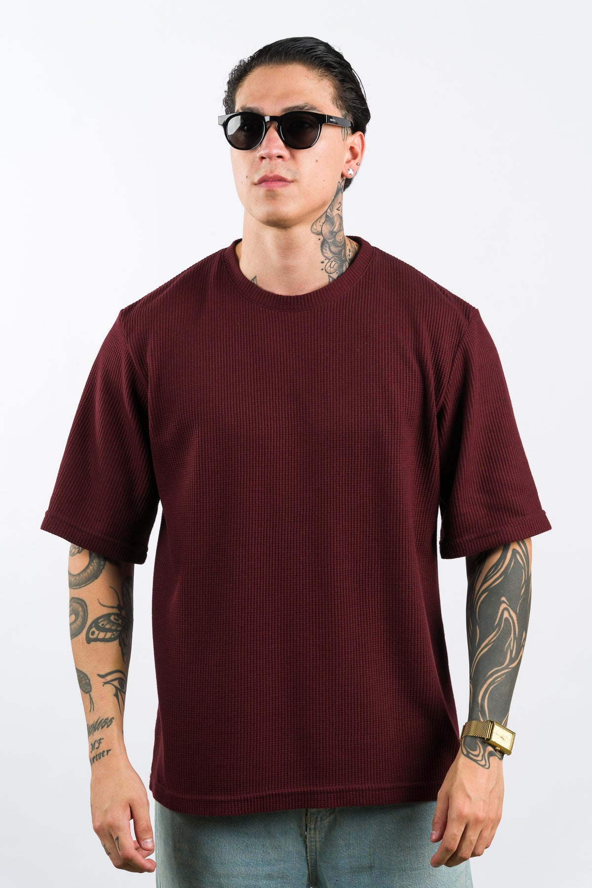 T-Shirt Over Text Q vino - Voszmen