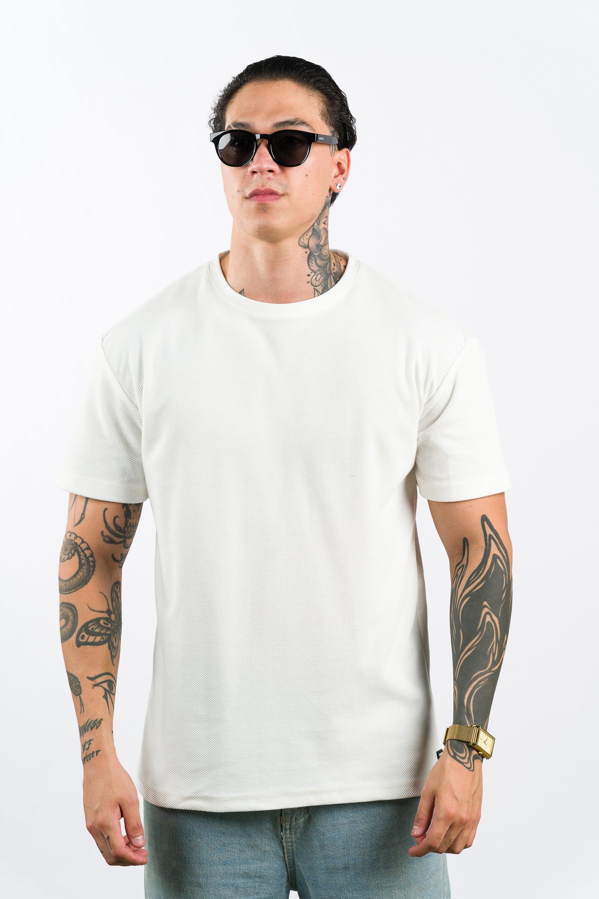 T-Shirt Text FZ Blanco Hueso - Voszmen