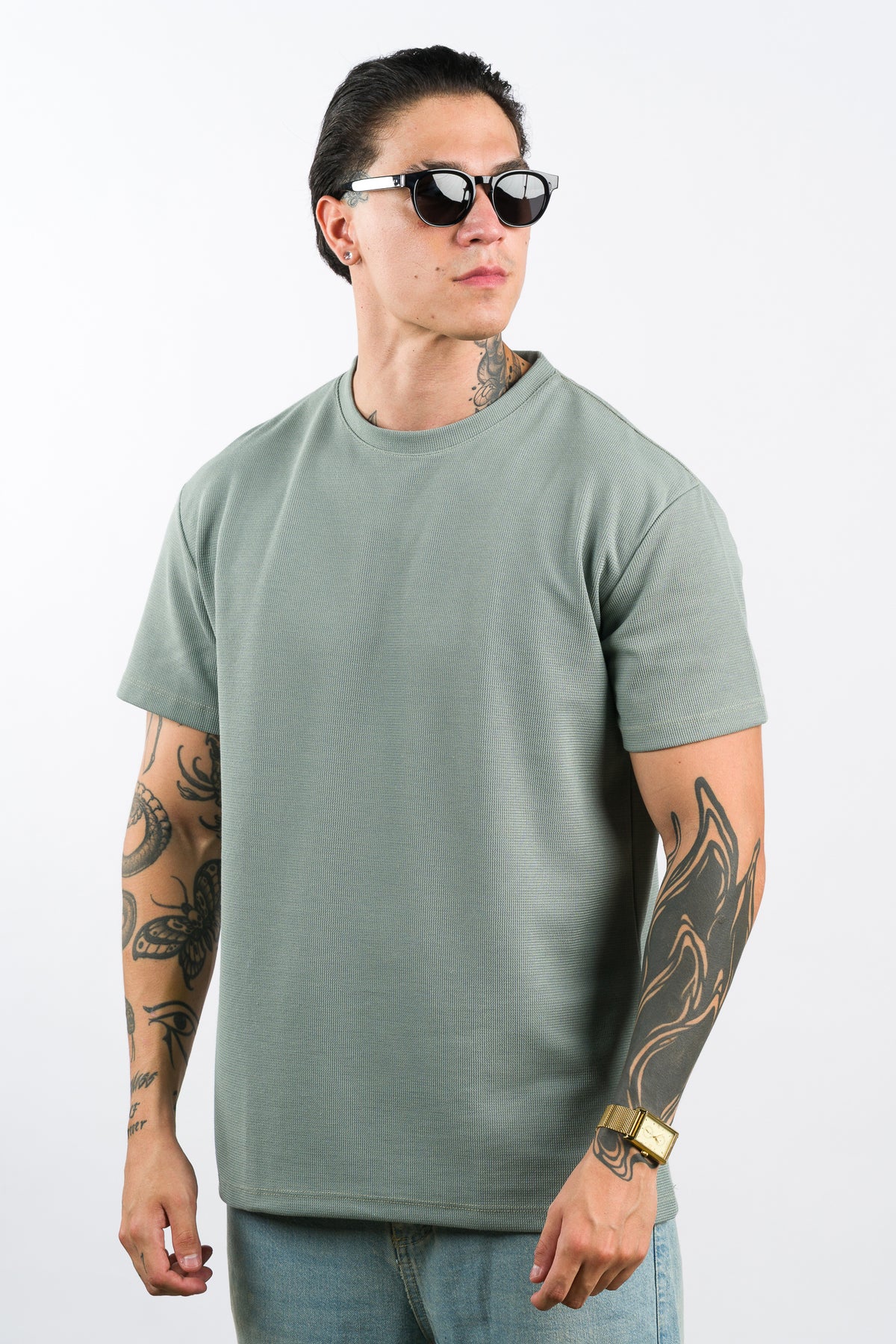T-Shirt Text F Verde Se