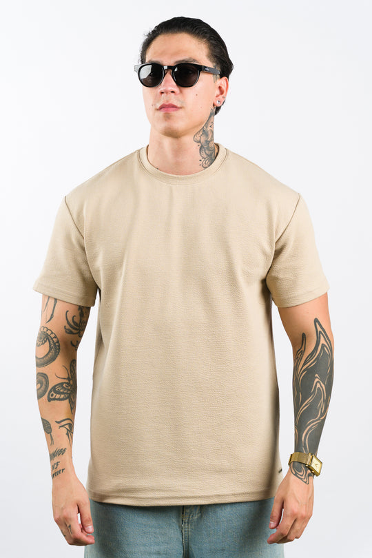 T-Shirt Text By beige