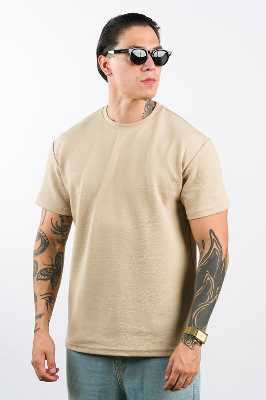 T-Shirt Text By beige