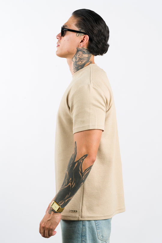 T-Shirt Text By beige