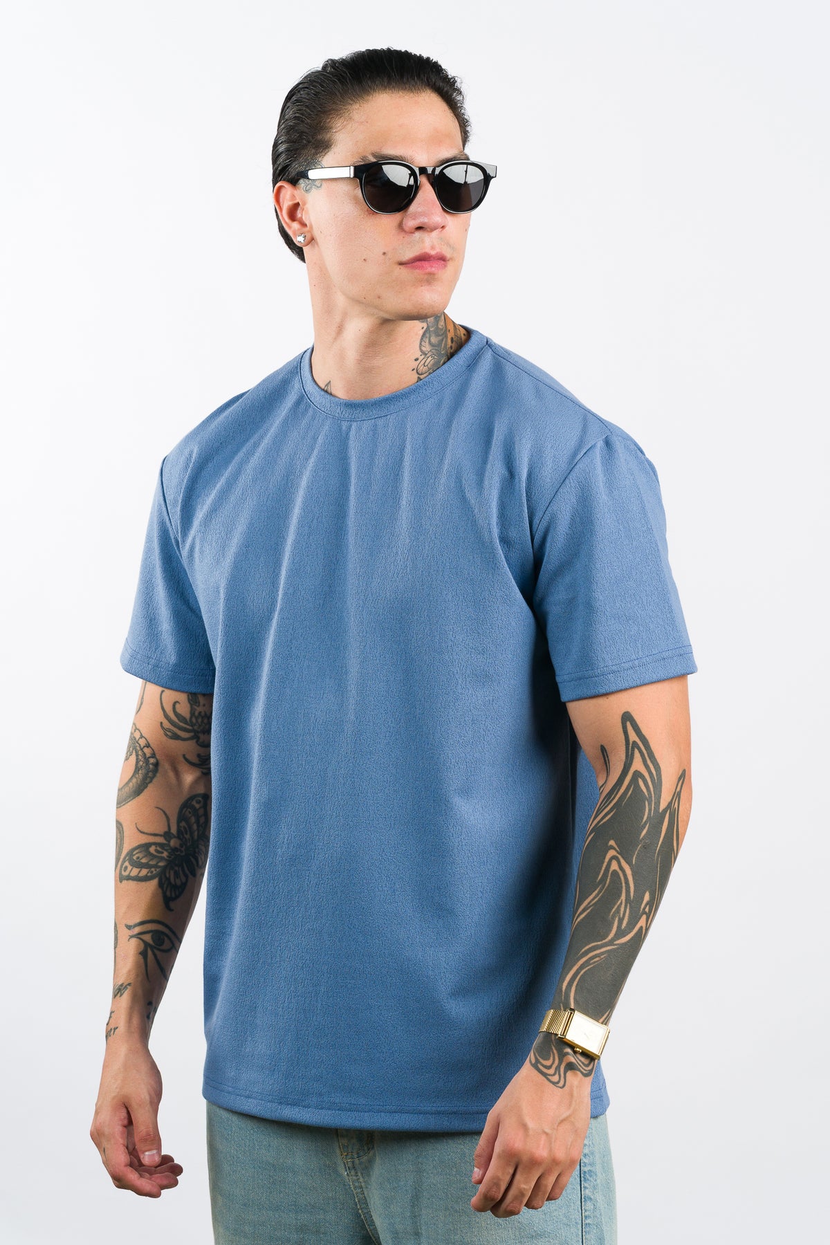 T-Shirt Text VT Celeste