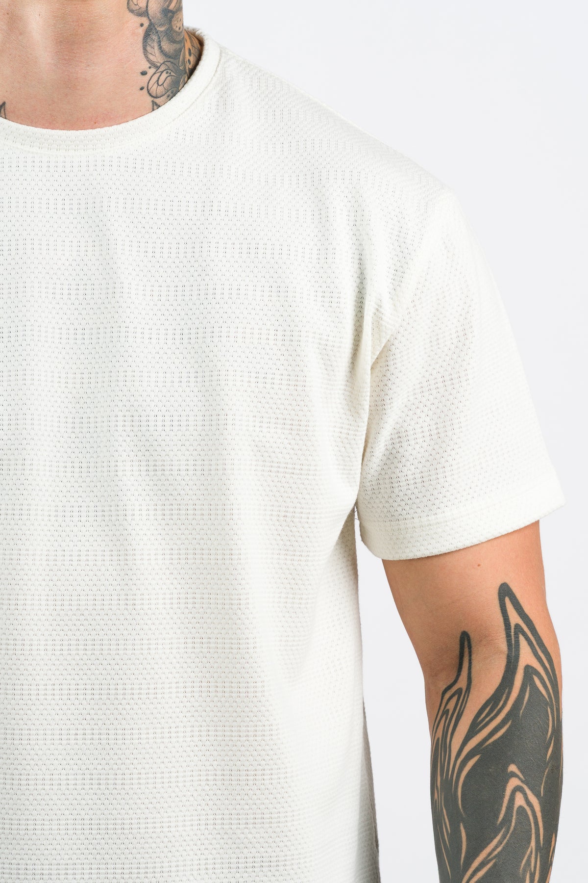 T-Shirt Text Ch Blanco Hueso