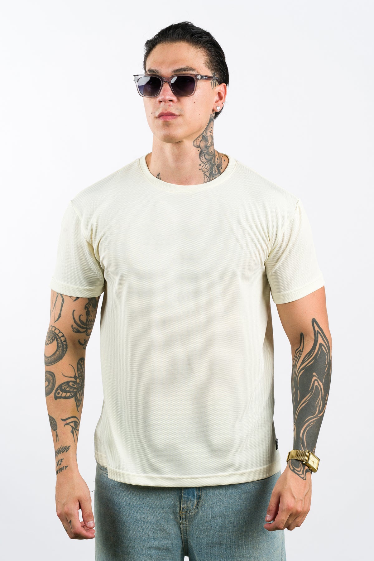 T-Shirt Text LM Crema - Voszmen